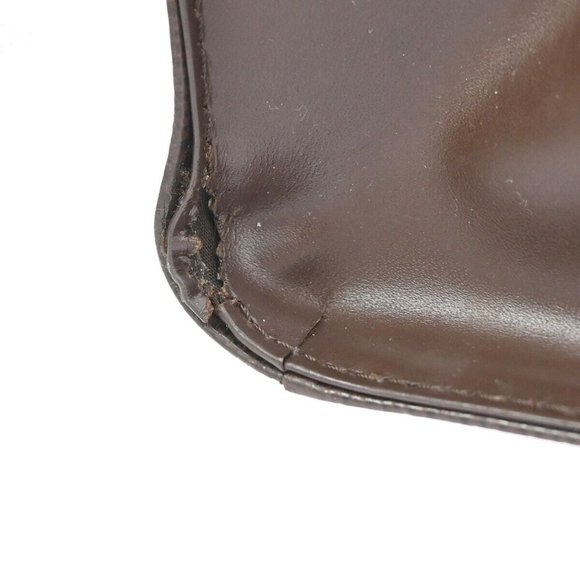 LOUIS VUITTON LV Logo Figari MM Hand Bag Epi Leather Mocha France M5200D 30DA062 - Picture 10 of 16